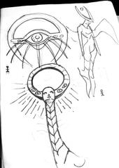 Angel sketch concepts