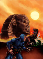 worked on the coloring